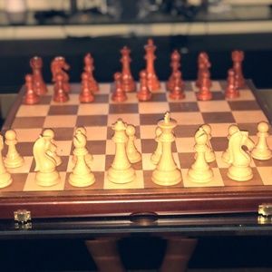 Fancy Glass chess set